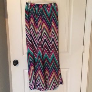 Colorful flowing pants